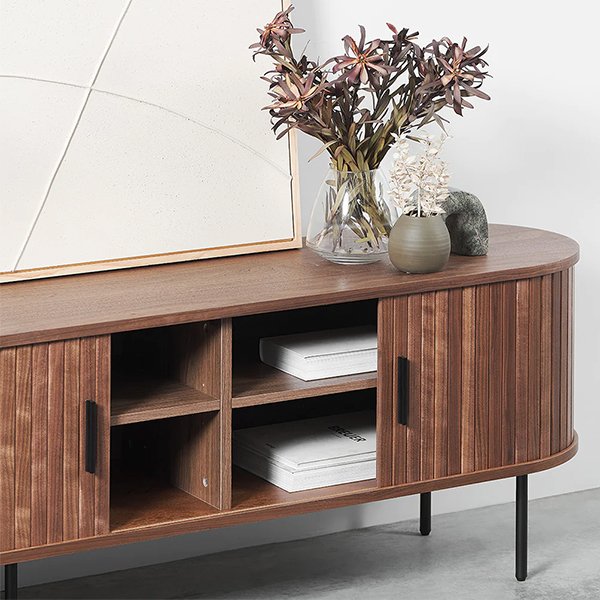 Dania 2m TV Entertainment Unit - Walnut