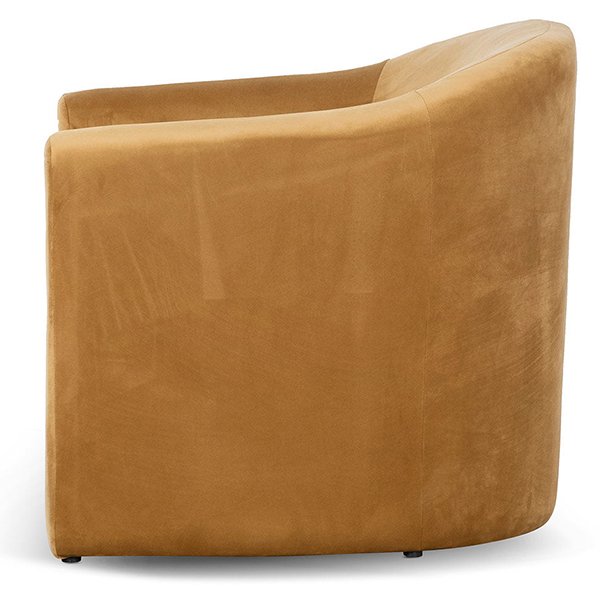 Daren Fabric Armchair - Mustard