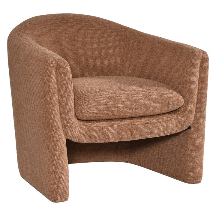 Daren Fabric Armchair - Copper