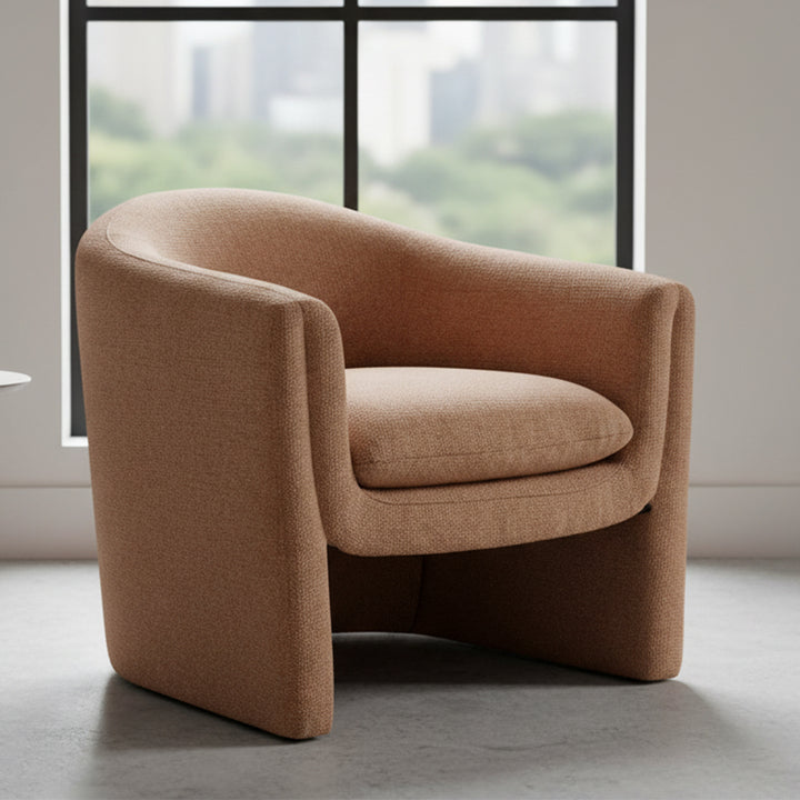 Daren Fabric Armchair - Copper