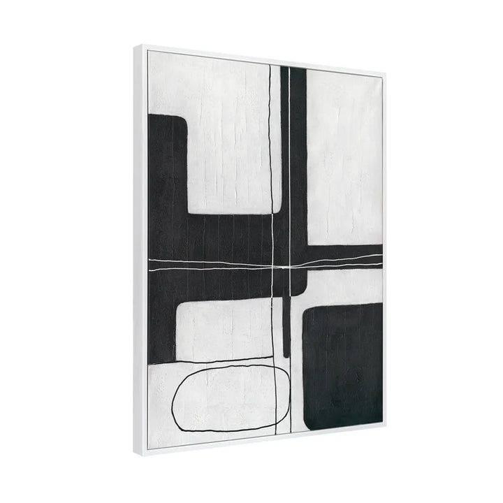 Dark Geometry Series I Canvas Painting