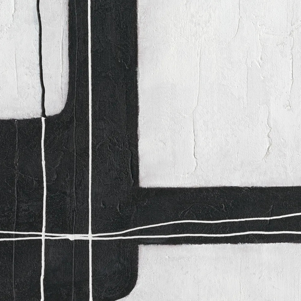 Dark Geometry Series I Canvas Painting