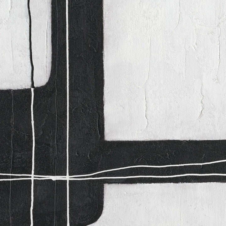 Dark Geometry Series I Canvas Painting