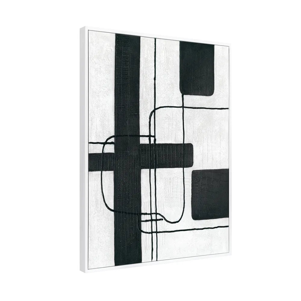 Dark Geometry Series II Canvas Painting