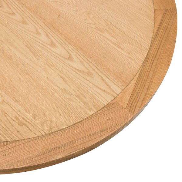 Darrel 1.5m Round Wooden Dining Table - Distress Natural