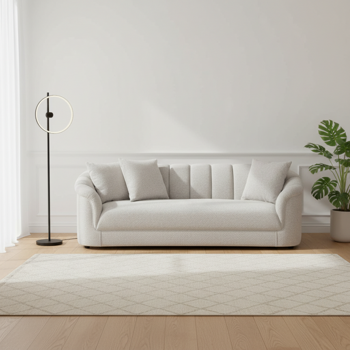 Davis 3 Seater Fabric Sofa