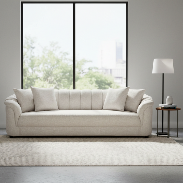 Davis 4 Seater Fabric Sofa