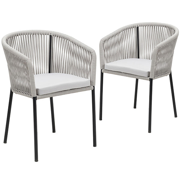 Dawn Outdoor Dining Chairs (Set of 2)