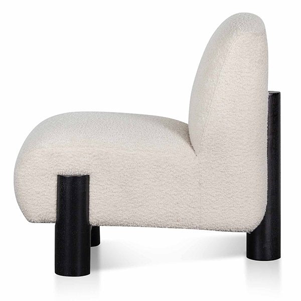 Deandre Armchair - Ivory White Boucle