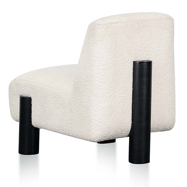 Deandre Armchair - Ivory White Boucle