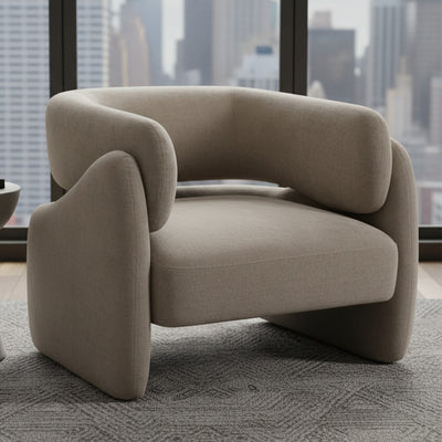 Declan Arm Chair - Taupe