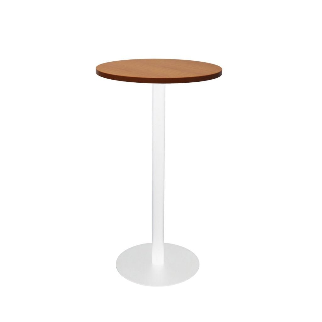 Deluxe Infinity Circular Dry Bar Table with Flat Disc Base