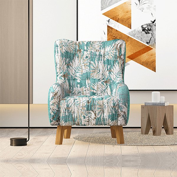 Demeter Linen Armchair