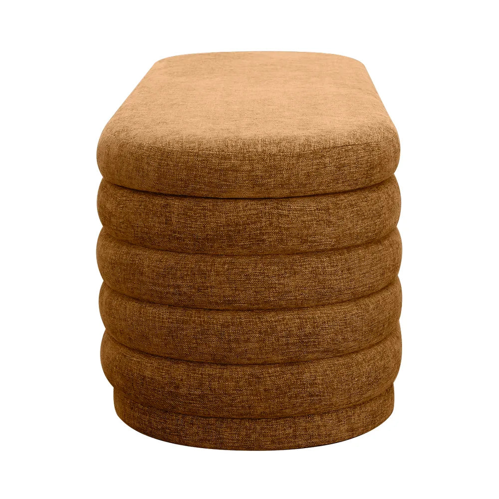 Demi Storage Bench Ottoman - Butterscotch