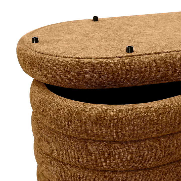 Demi Storage Bench Ottoman - Butterscotch