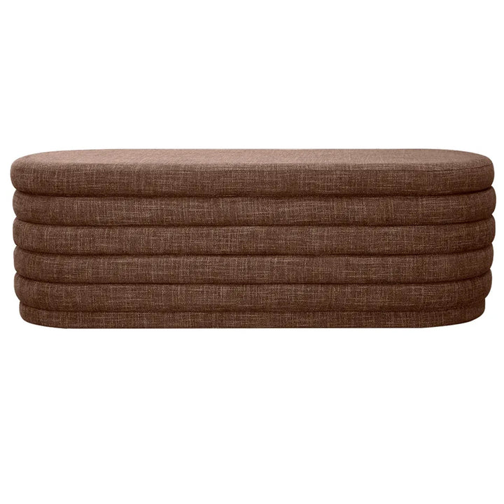 Demi Storage Bench Ottoman - Chocolate
