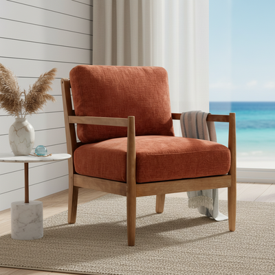 Desmond Armchair - Burgundy