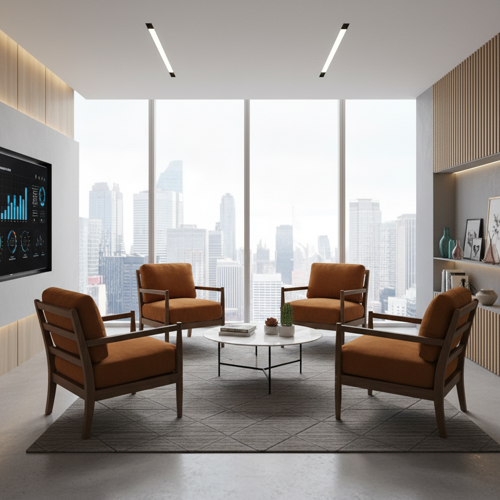 Desmond Armchair - Ochre