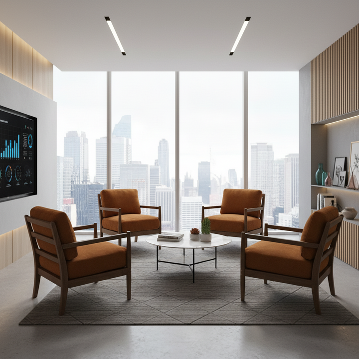 Desmond Armchair - Ochre