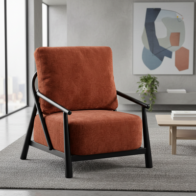 Desmond II Armchair - Burgundy