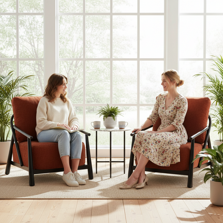 Desmond II Armchair - Burgundy