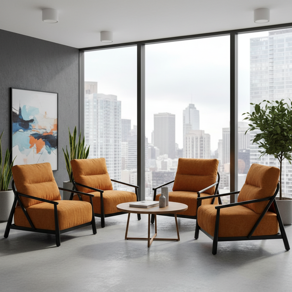 Desmond II Armchair - Ochre