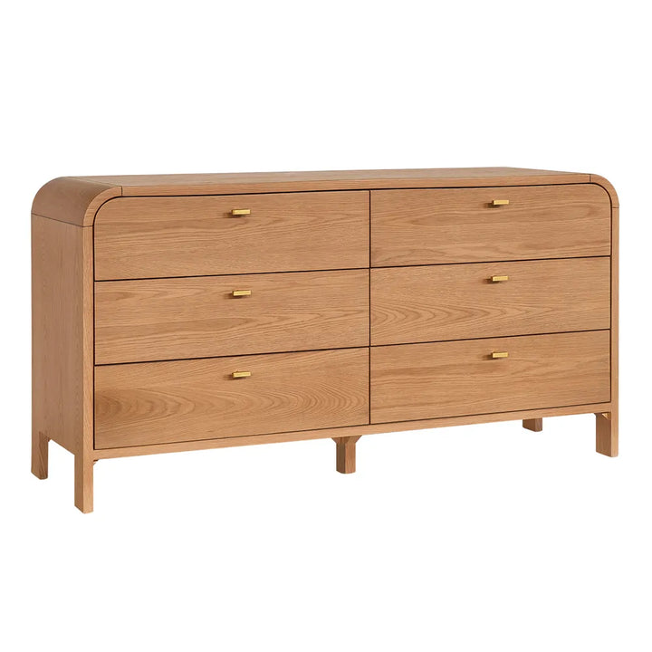 Detroit 6 Drawer Dresser - Natural