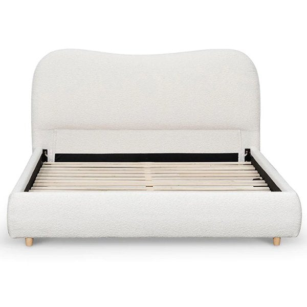 Diaz Queen Bed Frame - Cream White