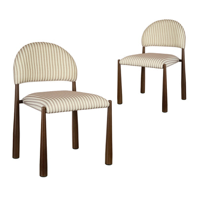 Dimitri Upholstered Dining Chairs (Set of 2) - Beige