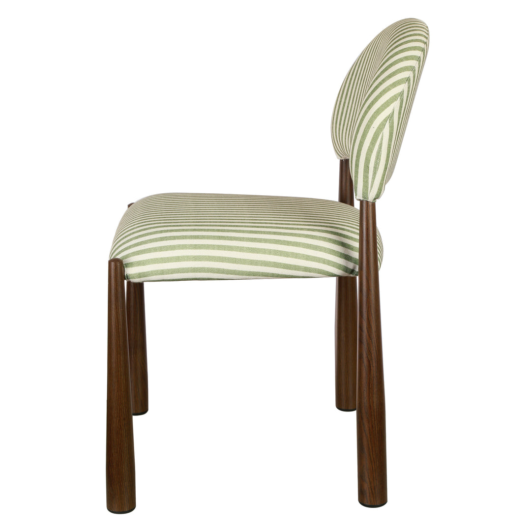 Dimitri Upholstered Dining Chairs (Set of 2) - Moss