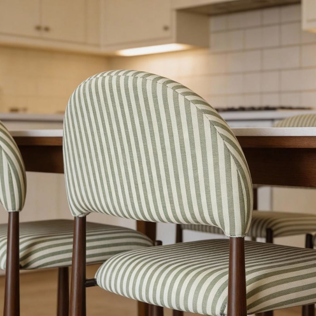 Dimitri Upholstered Dining Chairs (Set of 2) - Moss