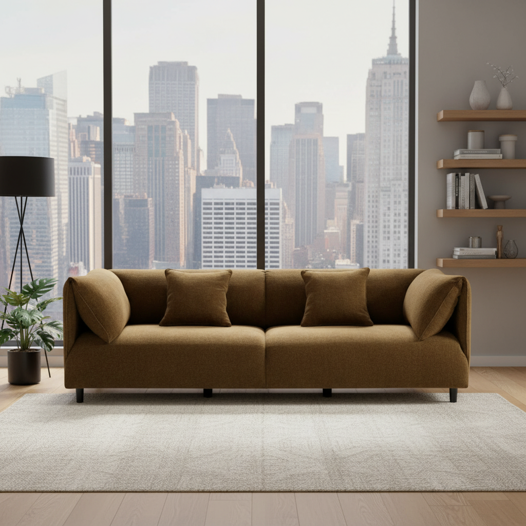 Dominic 3 Seater Sofa - Butterscotch