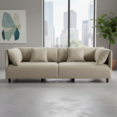 Dominic 3 Seater Sofa - Wheat