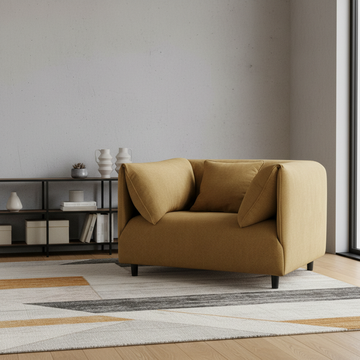 Dominic Arm Chair - Butterscotch