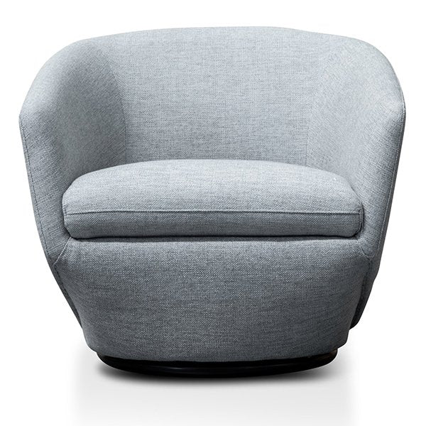 Donna Fabric Lounge Chair - Light Grey