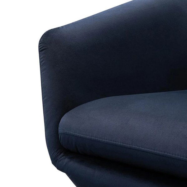 Donna Lounge Chair - Navy Velvet