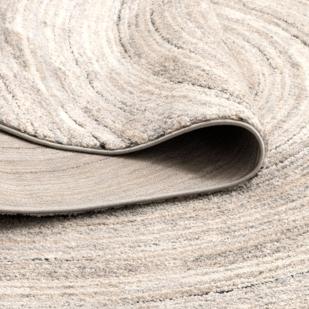 Beige Ripple Rug Dorado Modern Ripple Grey Beige Rug Online in Australia | Cassa Vida