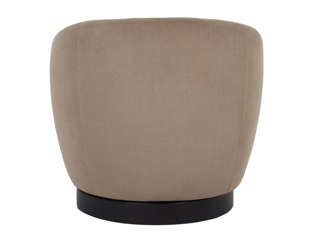 Doreen Swivel Accent Armchair - Coffee