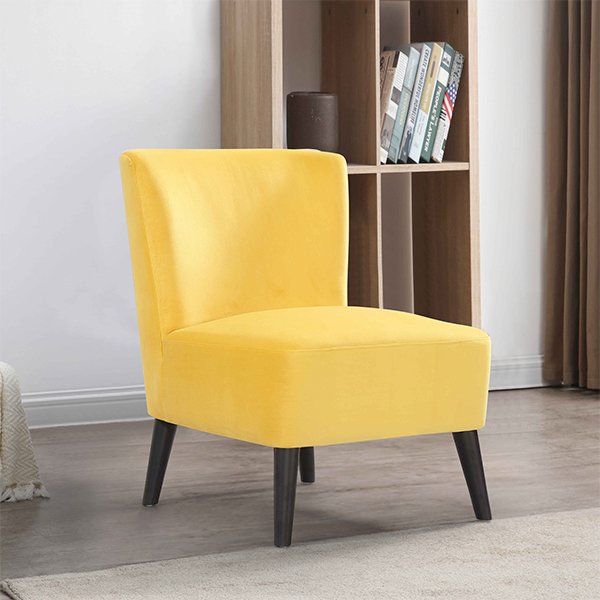 Drystan Velvet Accent Chair