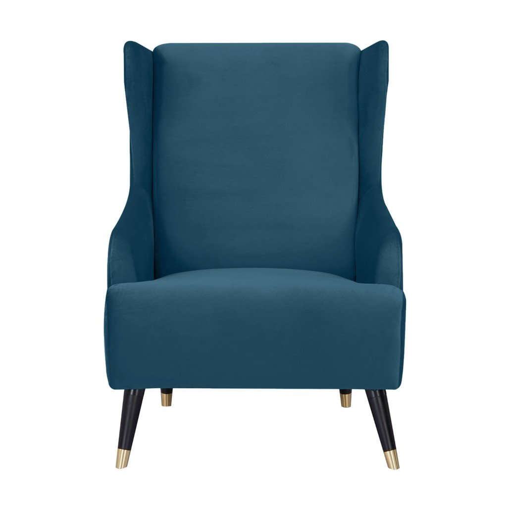 Duke Wingback Arm Chair - Blue