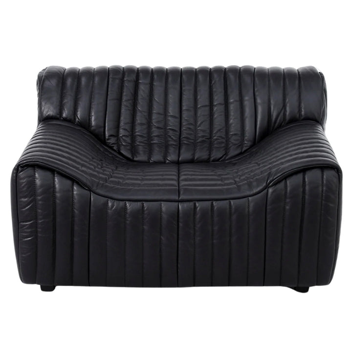 Duvina Armchair - Black Eco Leather