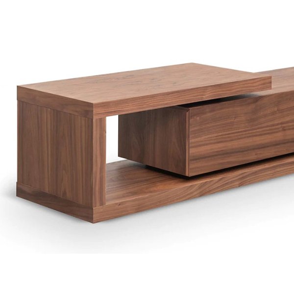 Dwell Extendable TV Entertainment Unit - Walnut