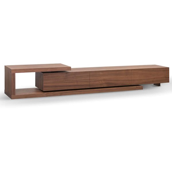 Dwell Extendable TV Entertainment Unit - Walnut