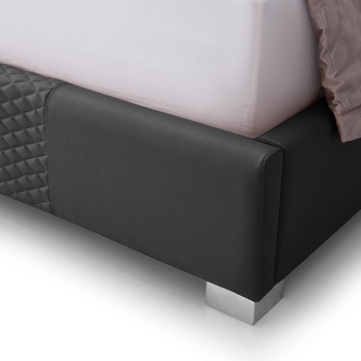 Dylan Faux Leather Bed - King