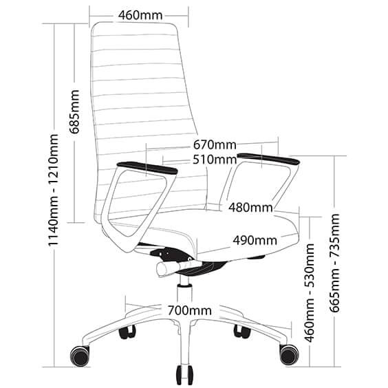 Enzo Low Back Executive Office Chair