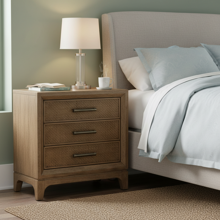 Eryn 3 Drawer Bedside Table