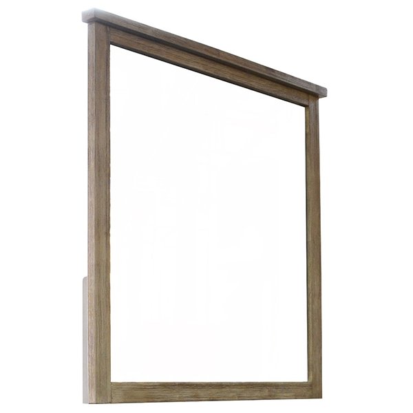 Flavio Acacia Timber Frame Dressing Mirror