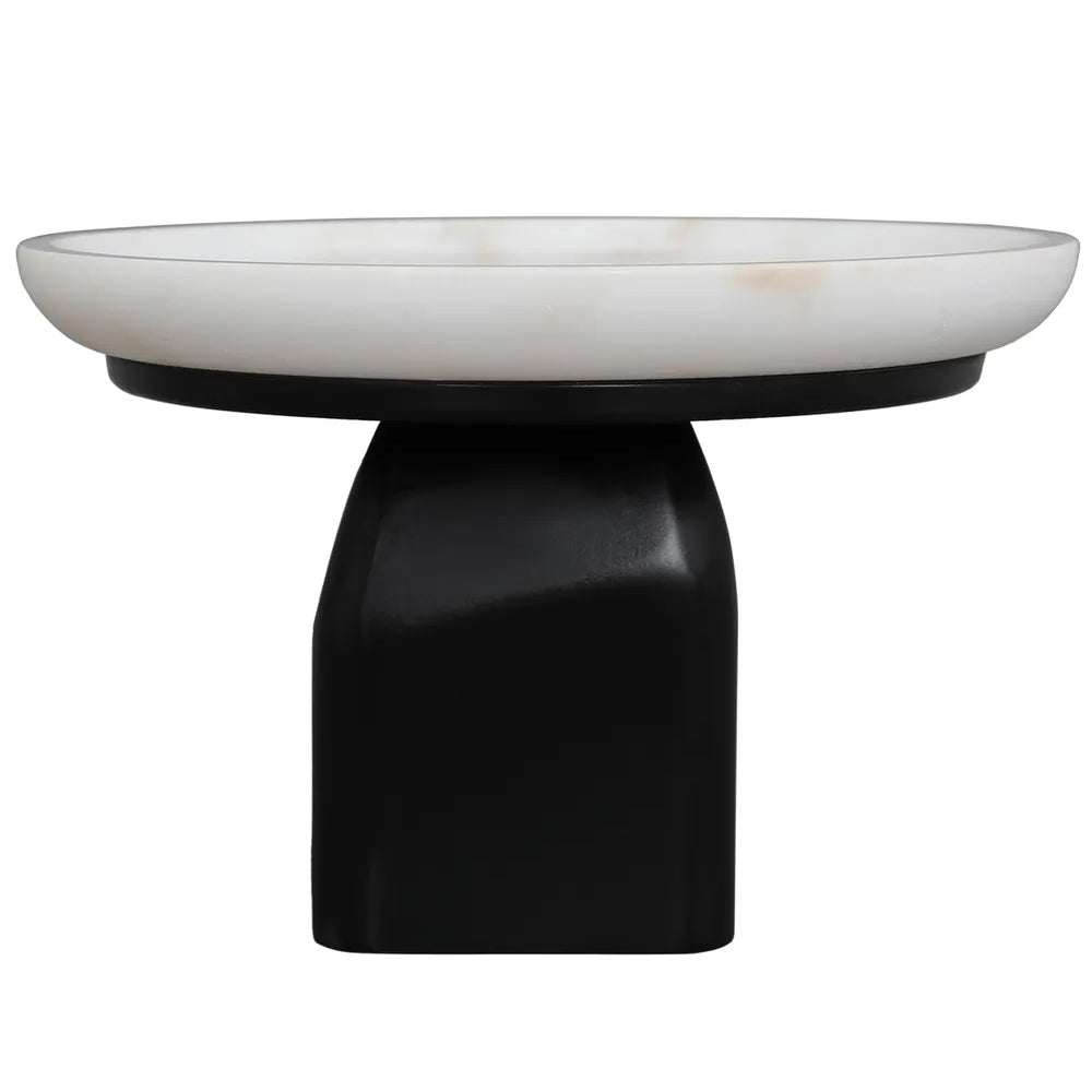 Edith Footed Bowl - Large Black