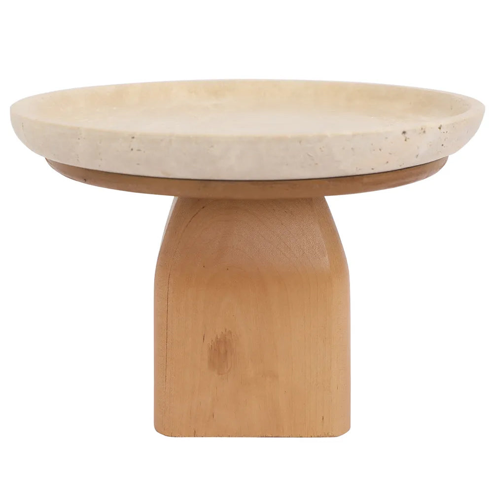 Edith Footed Bowl - Large Natural