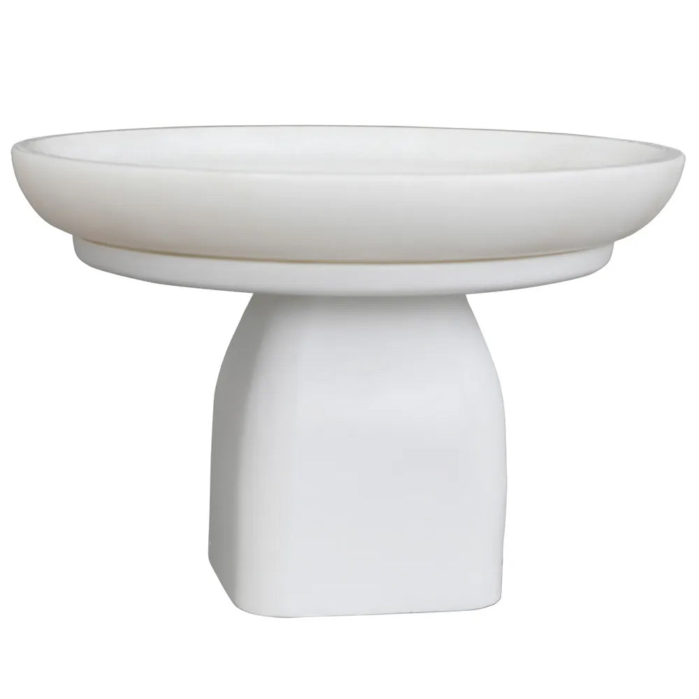 Edith Footed Bowl - Small White